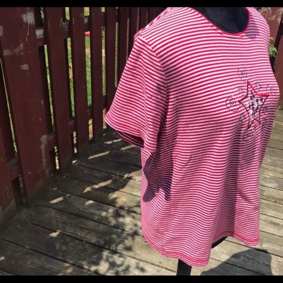 Red White and Blue Star T Shirt - Picture 3 of 8